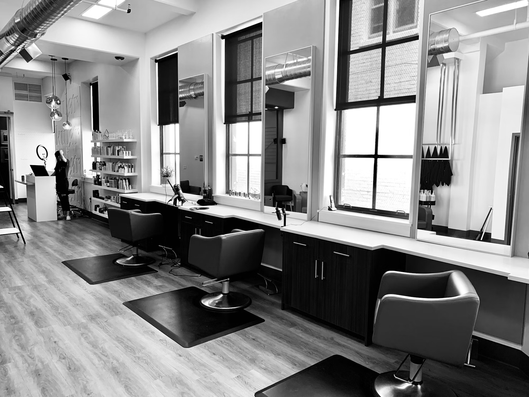Coastal Calm Salon Interior